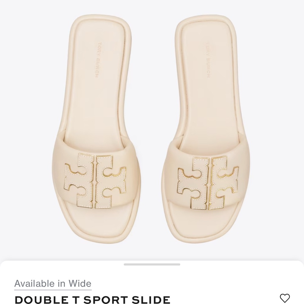 Tory Burch Double T Sport Slide Sandal